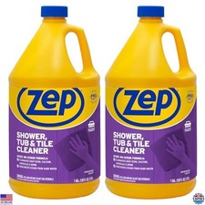 Shower Tub Tile Cleaner 1 Gallon Case of 2 - No Scrub Tough Buildup Remover