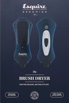 esquire grooming the brush dryer electric hair brush dryer for men-free shipping