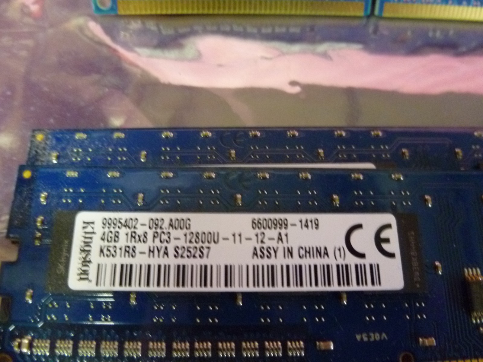 LOT OF 76 MIX HYNIX/SAMSUNG MICRON/KINGSTON 4GB PC3 DESKTOP MEMORY