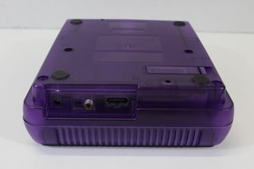 Nintendo Super Famicom Clear Purple Console SFC SNES Controller AC AV Mario Kart