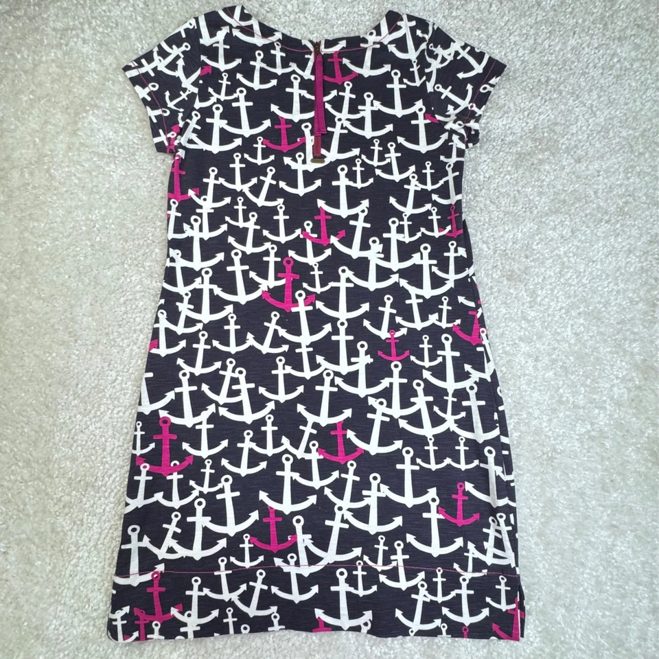 Vestido Hatley estampado de ancla azul marino mediano para mujer Foto 2 de 4