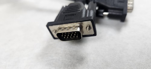 Genuine VGA / SVGA D-Sub Cable HP 924318-001 15 Pin 6ft Male Connectors - Picture 2 of 4