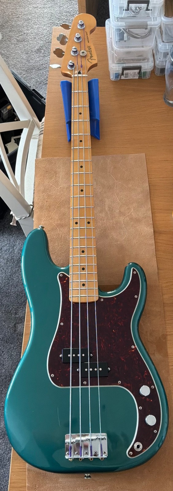Fender Player Precision Bass Ocean Turquoise Maple Fingerboard.