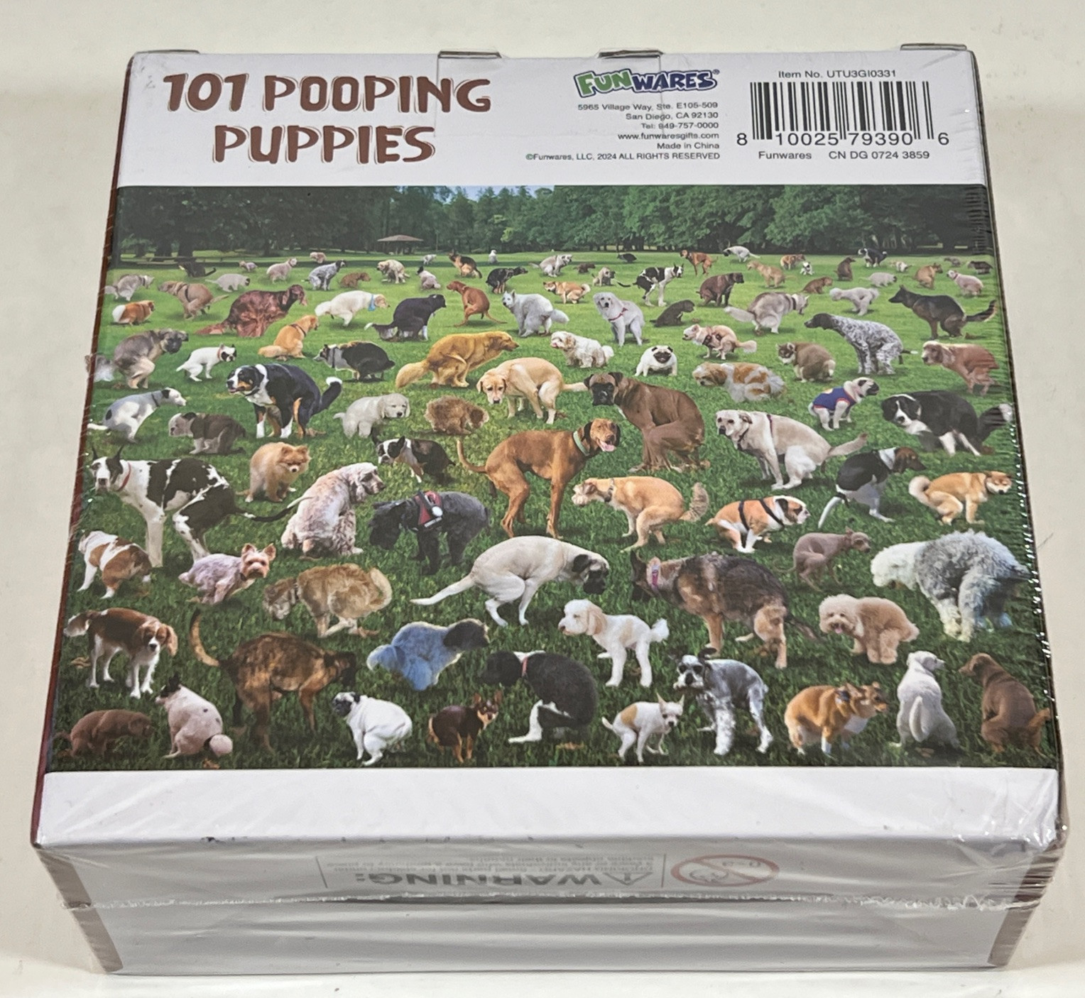 101 Pooping Puppies Puzzle - 500 Piece Jigsaw Puzzle - Brand New