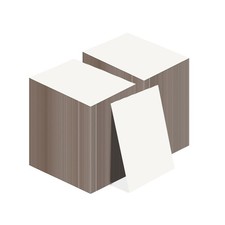 Corrugated Cardboard Sheets 3.5x4.5 White Flat Card Boards Inserts Crafts 200...