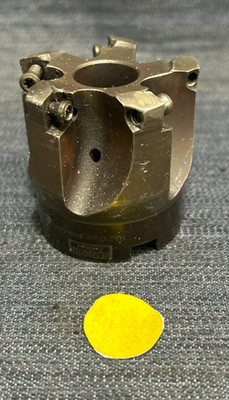 SANDVIK 5 BLADE 2'' DIAM INDEXABLE FACEMILL CUTTER RA210-051R19-09H