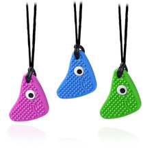 Chew Necklaces for Sensory Kids, Improve Biting Pencils  Fingers  Fish Sensory