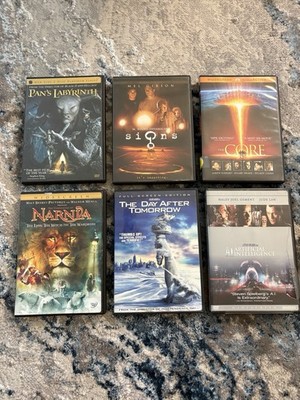 DVD Lot Sci Fi Fantasy Movies Signs Narnia Pan's Labyrinth AI Core 6 Movies