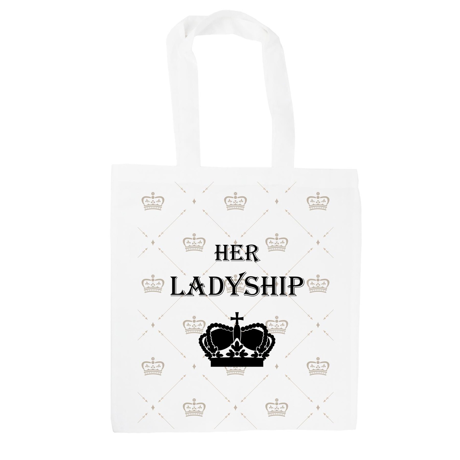 Her Ladyship Tote Bag - Novelty Royalty Gifts for Her - Reusable Shopping Bag