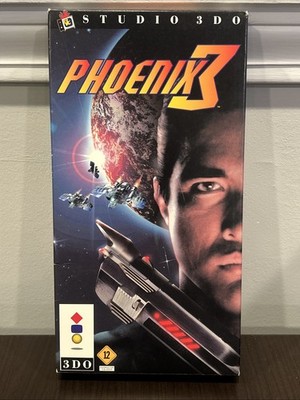 Phoenix 3 (3DO) Long Box Complete CIB + Inserts! Tested! Authentic! US Version!