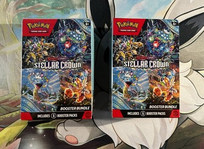 Pokémon TCG Stellar Crown Scarlet & Violet 6 Pack Booster Bundle - ENG, OVP, NEU