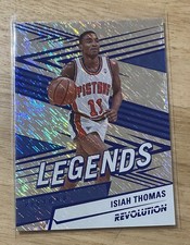 Isiah Thomas 2024-25 Panini Revolution Legends Storm Parallel 
