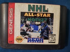 NHL All Star Hockey 95 Video Game For Sega Genesis 