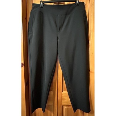 Athleta Brooklyn Ankle Pant Black Size 18 NWOT Stretch Wrinkle Resistant Work