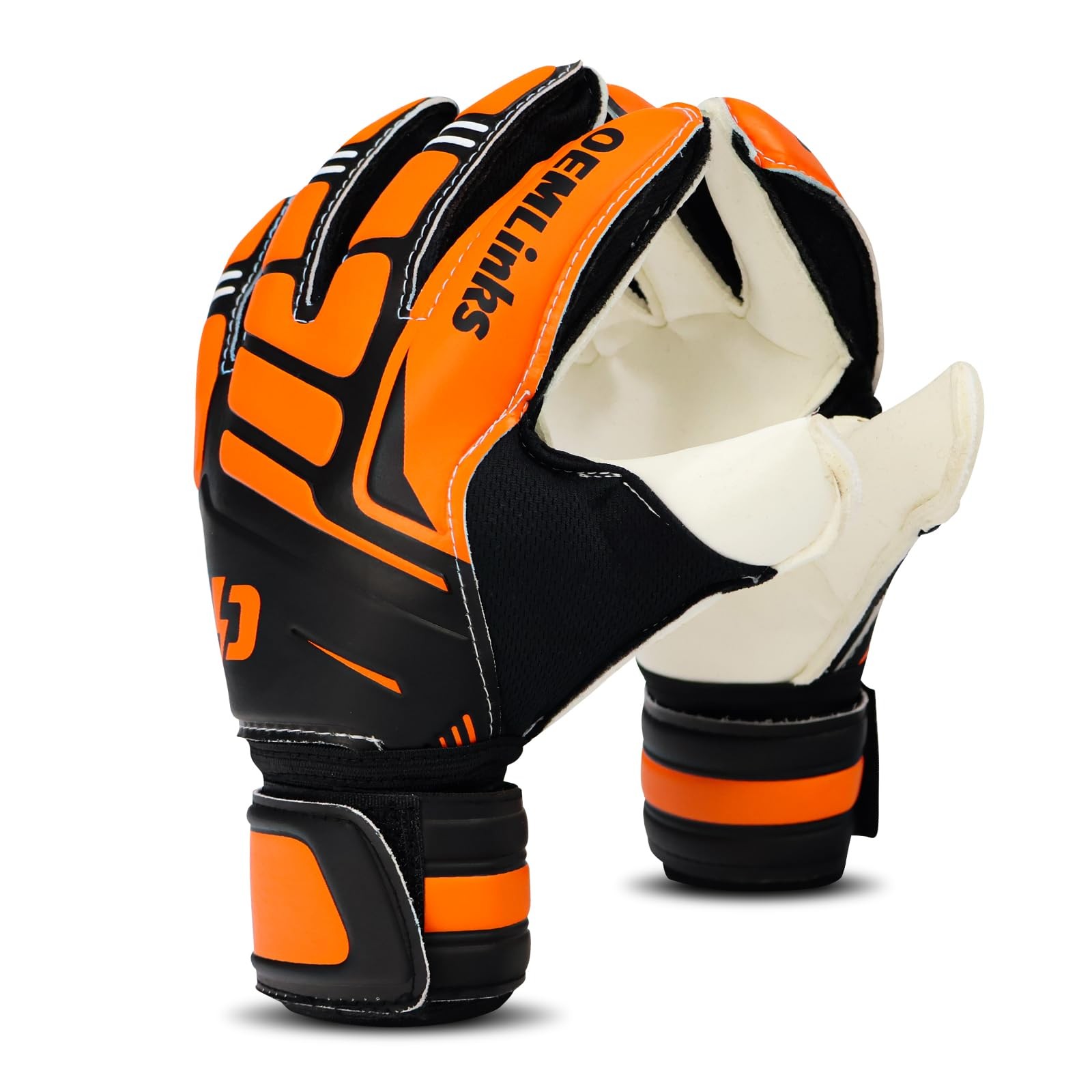 Pro Youth & Adult Soccer Goalkeeper Gloves with Anti-Slip Latex Palm