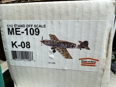 House of Balsa ME-109 1/12 Stand Off Scale 36''WS