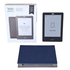 Kobo Touch N905 Touchscreen eReader eBook Reader 6" Display Black Tested Works