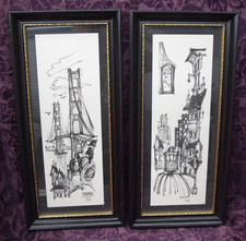 John Irwin Friedman AKA Partee San Francisco Scenes Pair Set B&W 1969 Manson Fam