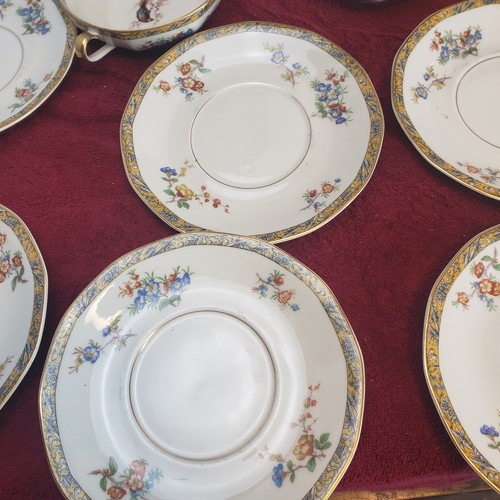 Juego de vajilla Theodore Haviland Limoges Baraboo pequeño borde dorado 10 piezas - Imagen 11 de 17