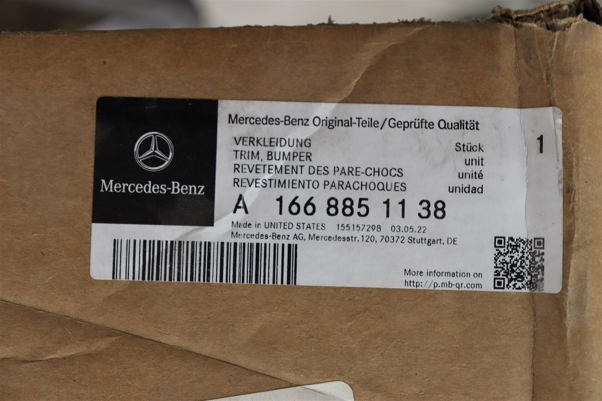 NEW OEM Mercedes-Benz Rear Lower Bumper Cover A1668851138 GLE w