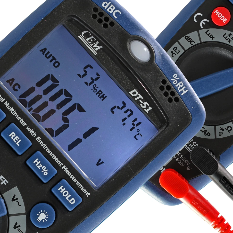 Multimeter 6in1 NCV Voltmeter Ohmmeter Stromtester Luxmeter Sonometer Temperatur - Bild 2 von 4