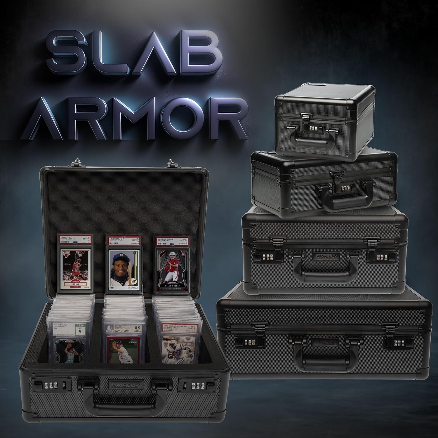 Versatile Black Card Storage Solution - Ideal for All Sports Card Collectors