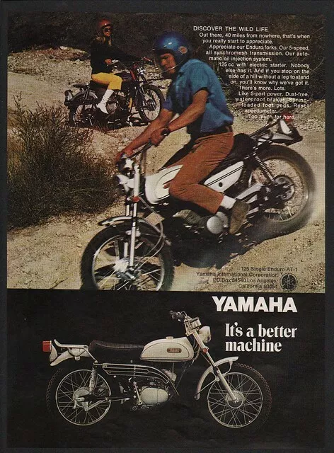 1969 yamaha 125 online enduro for sale