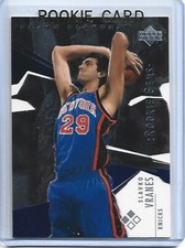 Slavko Vranes-Knicks-2003-04 Upper Deck Black Diamond Rookie Gems Card #125. rookie card picture
