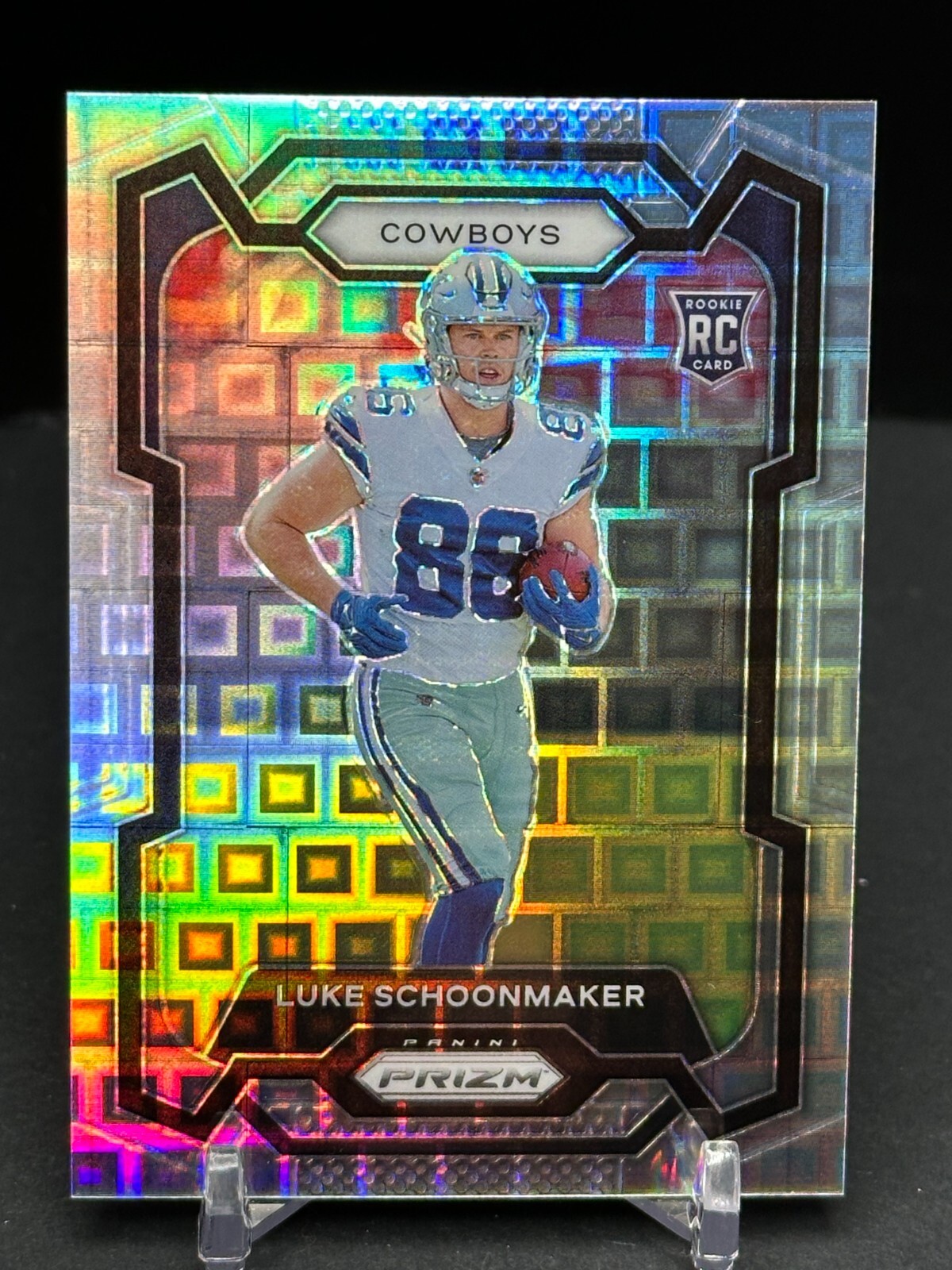 2023 Panini Prizm Luke Schoonmaker #325 Pandora Prizm Rookie /400 Dallas Cowboys