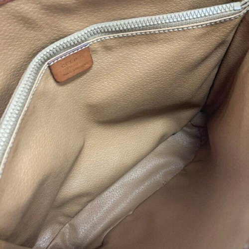 CELINE Damen Tasche Schultertasche Macadam Triomphe Logo Eimerform braun gold - Bild 6 von 10