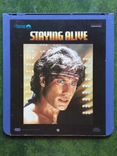 John Travolta Staying Alive 1983 CED Movie Video Disc Sylvester Stallone -- 2942