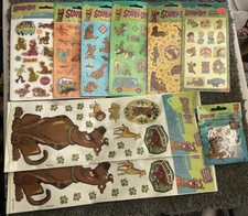 HUGE VINTAGE LOT OF 275 SCOOBY-DOO STICKERS SOME RARE 1990s SANDYLION MORE