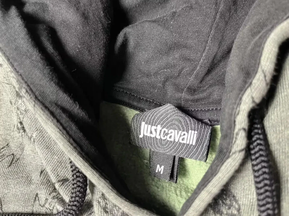 Just Cavalli Sudadera con Capucha Japonesa Multi Logo Talla Mediana Foto 4 de 4