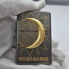 Limited edition Rare Zippo Lighter Inapagable Antique Genuine Case Packing Gift