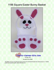 Easter Bunny Basket-Plastic Canvas Pattern or Kit