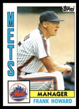 1984 Topps #621 Frank Howard New York Mets Baseball Card