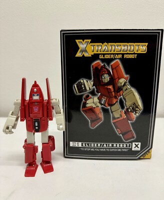 Transformers X-Transbots X1 GLIDER/AIR ROBOT Powerglide MIB Komplett