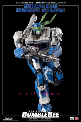 スリーゼロ3Z0160-EX DLXシャッタード グラス サウンドウェーブ限定版 Threezero Collection 3z0160-Ex Shattered Glass Soundwave And