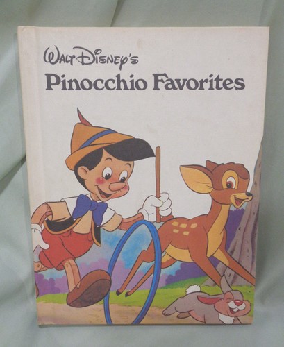 Disney Pinocchio Favorites Book 1988 Grolier Enterprises