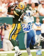 ANTONIO FREEMAN SIGNED AUTOGRAPHED 8x10 PHOTO GREEN BAY PACKERS HERO BECKETT BAS