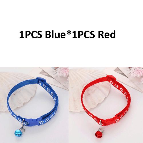 Cat Dog Collar With Bell Adjustable Dog Collar For Puppy Pet Small Dog Chihuahua - Picture 14 of 14