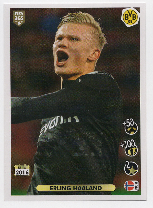 #8 Erling Haaland Panini FIFA 365 2021 Sticker