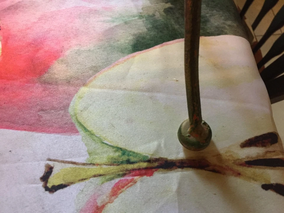 Vintage/ Antique Fold Up Fireplace Wood Holder or Magazine Rack - Image 3 of 4