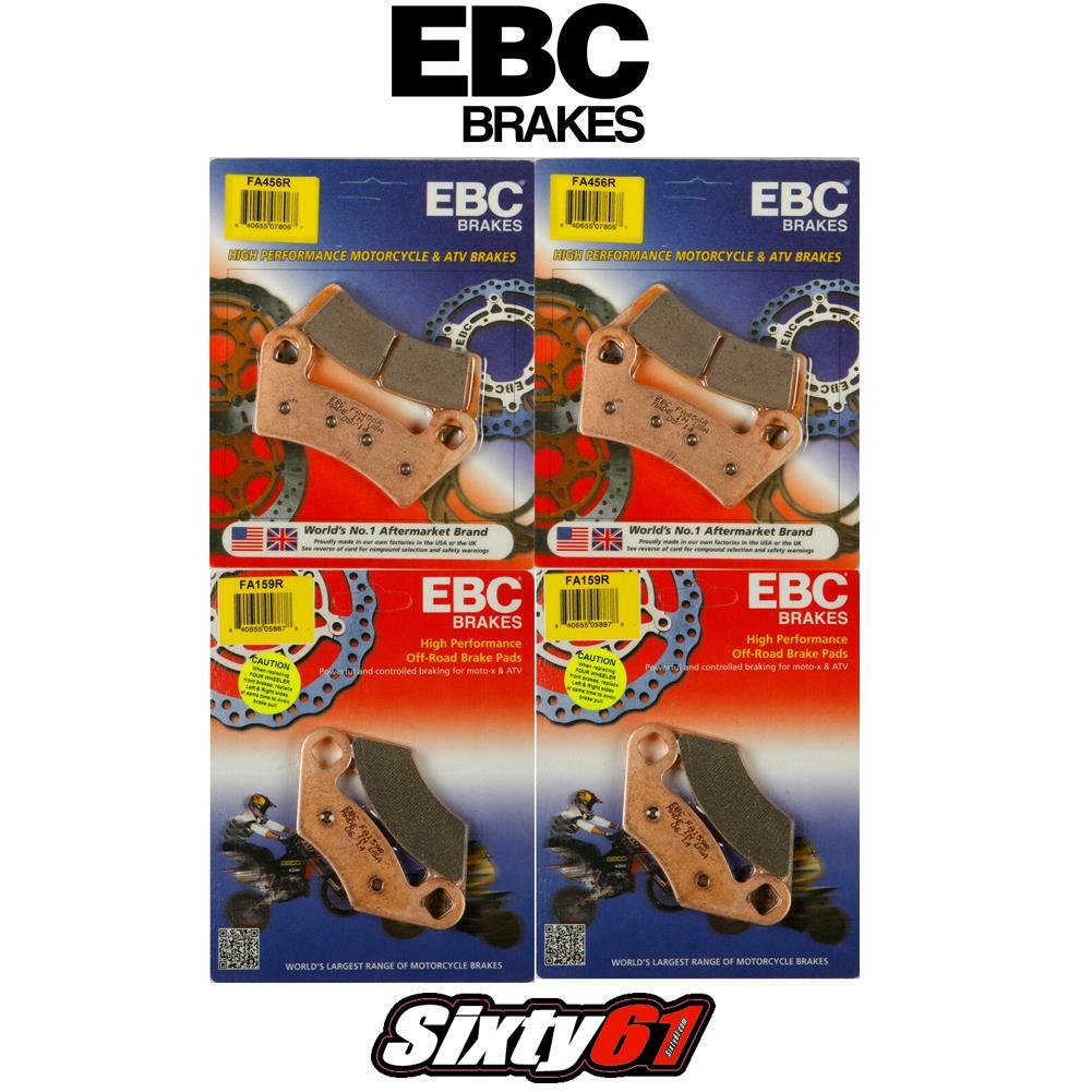 RZR 800 800s Brake Pads EBC 2008-2014 Polaris Sintered Front Rear