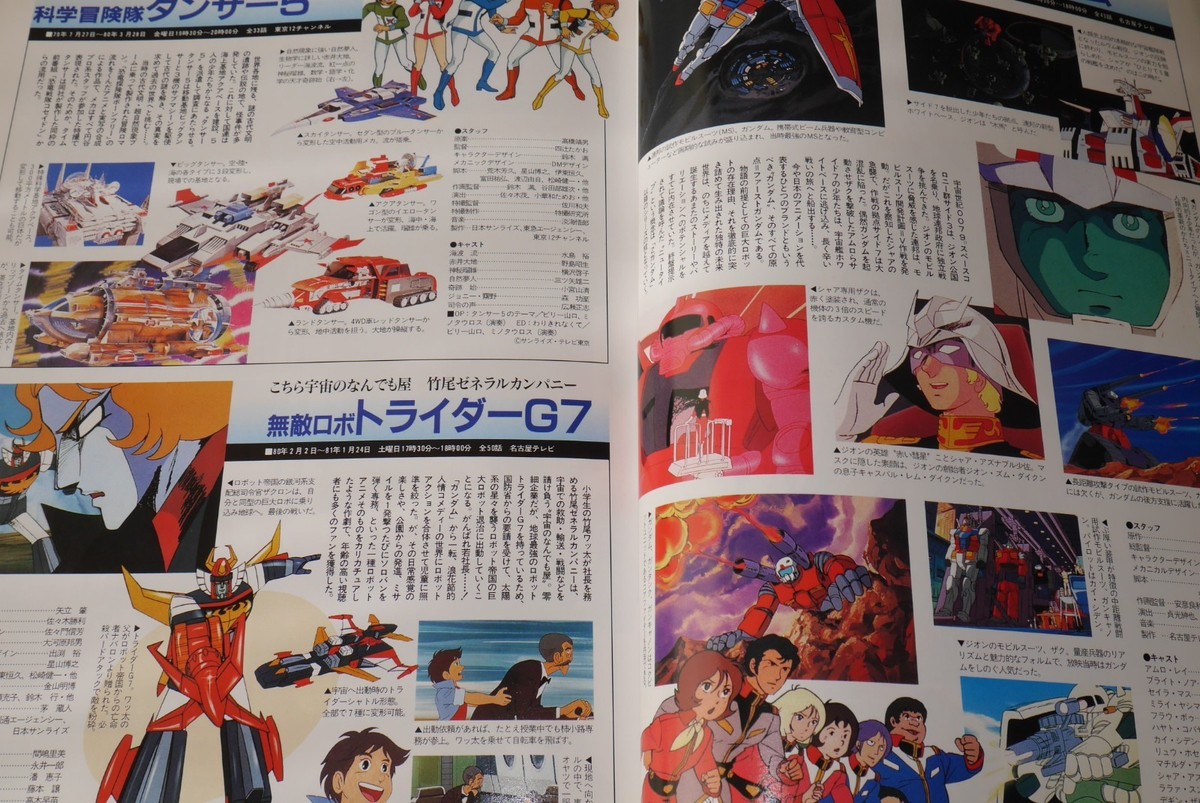 JAPAN Sunrise Animation Super Data File (Guide Book) Gundam