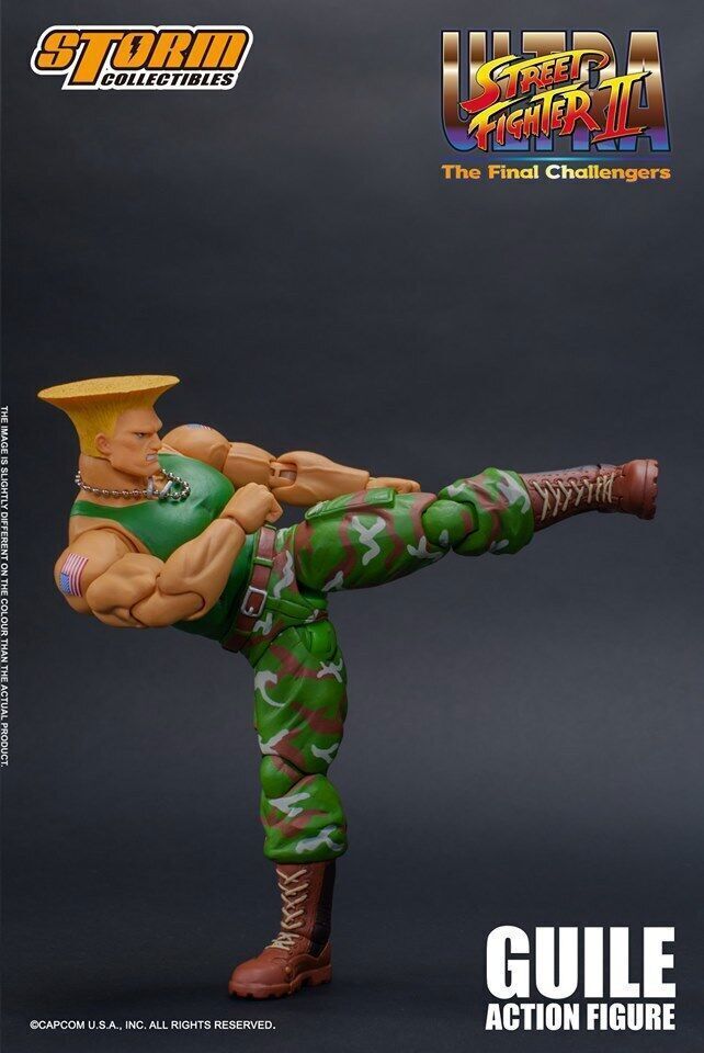 Storm Toys Street Fighter Guile Final Challengers 1:12 7 Action Figure  Official