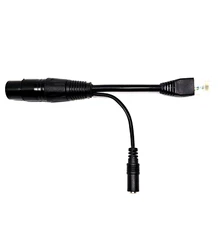 3-Pin XLR DYNAMIC MIC to 8-Pin Modular RJ45 YAESU/FLEX TRX Adapter HS-05FD