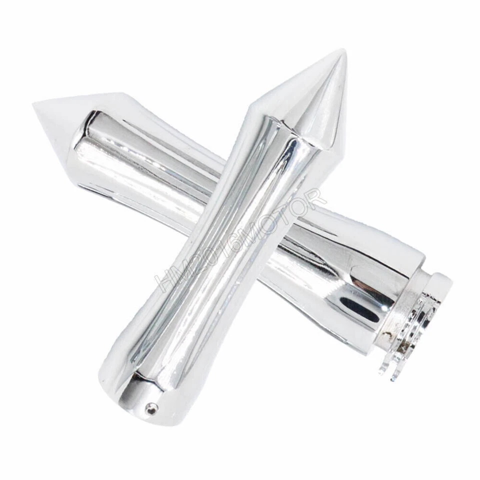 Empuñaduras cromadas de 1" para moto Honda VTX 1300 1800 TIPO C R S N F T RETRO Foto 2 de 4