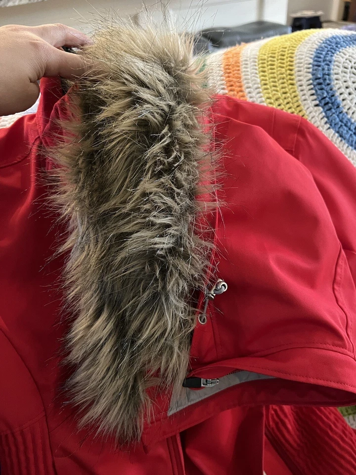 Obermeyer - Red ski jacket size 4 women - Image 2 of 4