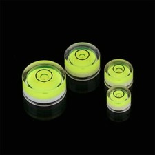 5pcs/set Round Bubble Level MiniBullseye Acrylic Plastic Green